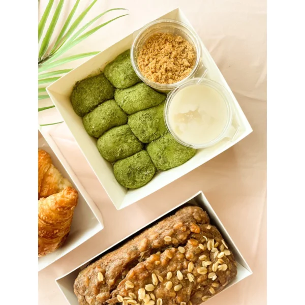 Mochi chấm kem muối